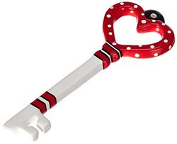 Egan Key Ceramic, White and Red, Unique