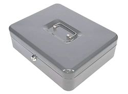 Kippen 10003SA - Caja de caudales con monedero Color Silver. Dimensiones: 300x240x90 mm.