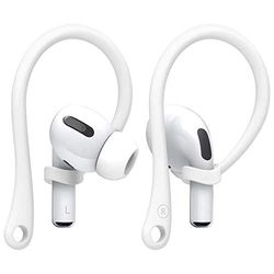 StyleDesign, Gancio per le orecchie – Compatibile con Apple AirPods Pro e AirPods 2, 1 supporto per le orecchie – perfetto per sport e attività all'aperto, trasparente