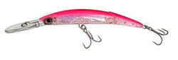 Yo-Zuri Crystal 3D Minnow Deep Diver - Señuelo articulado, F1155 PK, Rosa Fluorescente, 5-1/4 Inches