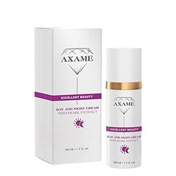 Axame - Dag- och nattkräm premium fuktgivande allergivänlig anti-aging anti-rynkkräm med perlextrakt 50 ml