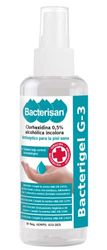 BACTERISAN Bacterigel G-3 60ml, Gel De Manos Desinfectante Autosecante, Antiséptico Para La Piel Sana, Testado Bajo Control Dermatológico Y Pediátrico, Tamaño Bolsillo