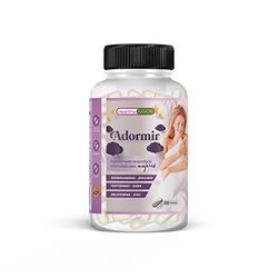 Adormir Mujer Healthy Fusion| Melatonina con Triptófano, Zinc, Ashwagandha | Conciliación del sueño y Regulación Hormonal | Combate el Insomnio, Estrés y Ansiedad | Fórmula natural | 60 Cápsulas