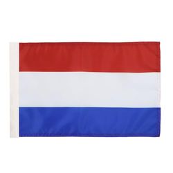 AZ FLAG - Netherlands Flag - 18'' x 12'' - 100% Polyester Dutch Small Banner with Sleeve - Fade Resistant - Vivid Colors - 18x12 in - 45x30 Cm
