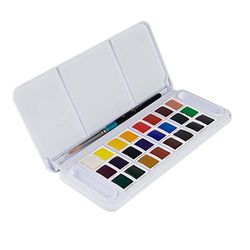 Daler Rowney Aquafine Travel Set 24 Medio Godets