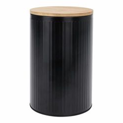 BigBuy Home Black Bamboo Pot 10 x 10 x 15.5 cm 1 L