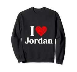 Jordan Nombre - I Love Jordan Sudadera