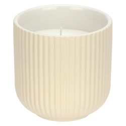 rituali domestici - Ivory L Ceramic Candle, 11 x 11 cm, Depth 11 cm, Sofficeluce Collection