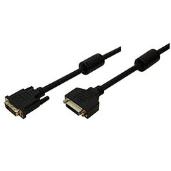 LogiLink DVI-D Verlängerungskabel 5m (Dual Link, Ferritkern)