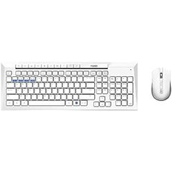 Rapoo "8200M Wireless Multi-Mode Deskset, Keyboard & Mouse, white