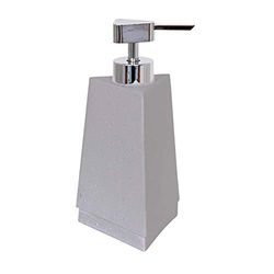 MSV 141840 dispensador de jabón Suez de polirresina, Color Blanco, 30 x 20 x 15 cm
