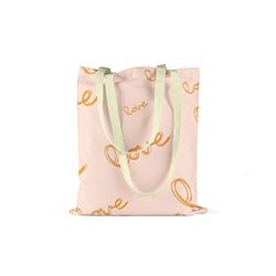 Bonamaison Printed Tote Bag, Reusable Grocery Bag, Shopping Bag, Machine Washable, Foldable, Canvas Cloth Bag with Handles, Size: 34x40 Cm