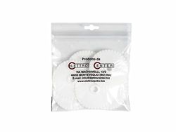 Lame Ricambio Kit Dentate per Rullo Elettro Center, Pom, Bianco, 7 unità