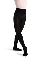 Capezio Womens Hold & Stretch Footed Tight (N14) -BLACK -L