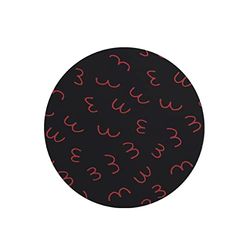 Questo Casa, Round Digital Printed Mouse Pad, Non-Slip Base, for Office and Home, Diameter:22cm