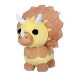 Adopt Me! Collector Plush - Triceratops - Series 4 - Uncommon In-Game Stylization Plush - Exclusive Virtual Item Code Included - Toys for Kids Featuring Your Favourite Pet, Ages 6+