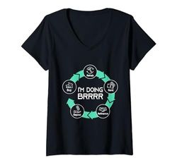 Mujer Comprar Rehabilitación Renta Refinanciación Repetir BRRRR Inversor Inmobiliario Camiseta Cuello V