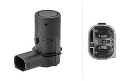 HELLA 6Px 358 141-701 Capteur, Aide Au Stationnement - 3Pôle - Inséré - Revernissable
