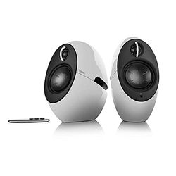 EDIFIER Luna e25HD – Sistema de altifalantes com Bluetooth, branco 2.0 (74 Watts) com Bluetooth, branco