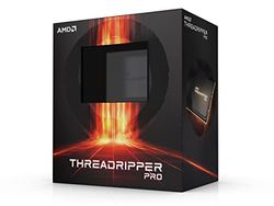 AMD RYZEN THREADRIPPER Pro 5975WX (Boxversie), Freq Max 4,5 GHz, Base-Freq 3,6 GHz, 32 kernen/64 threads, 128 MB Cache L3, 280 W TDP, grijs