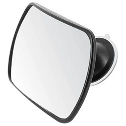 S SUMEX Espejo Retrovisor 3 en 1 para Vigilar al Bebé en el Coche, Ajustable 360º, Apto para los Asientos y el Parabrisas la Vision del Bebe es Amplia y Clara