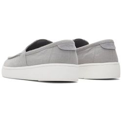 TOMS TRVL Lite Loafer, Mocasín Hombre, Ultimate Grey Recycled Cotton Slubby Woven, 42 EU