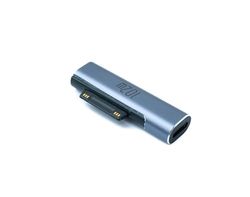 System-S USB 3.1 adapter typ C-uttag till Surface Pro 7 8 5 4 3 Go 102 W kabel i grå