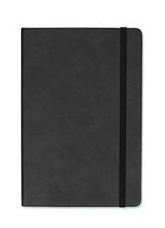 Silvine Cuaderno A5 Executive Soft Feel Negro. 160 páginas (80 hojas), a rayas, 5 mm cuadrados. Ref. 197X (148 x 212 mm)