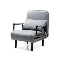 InnovaGoods® Canapé-lit Convertible 4 en 1, canapé-lit Pliant Triple avec Dossier réglable sur 6 Niveaux et Coussin, idéal pour Le Bureau, la Chambre à Coucher, Le Salon. Capacité de Charge de 150 kg