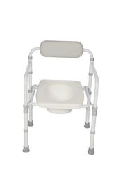 Patterson - AA2264 - Cadre de Toilette Repliable Uniframe avec Dossier avec Lunette