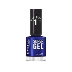 Rimmel Super Gel, 101 Galapagos, Long-Lasting Nail Polish, Easy Application, Gel-like Manicure, Chip Resistant, Clean Formula, 12ml