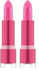 Catrice Glitter Glam Glow Lip Balm, rossetto, n. 010, rosa, idratante, nutriente, colorante, vegano, senza parabeni, senza microplastica, senza nanoparticelle, confezione da 2 (3,2 g)