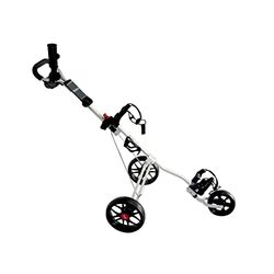 MACGREGOR Carrello unisex regolabile Mactec Quickfold con porta ombrelli e bibite, colore: bianco, taglia unica
