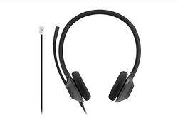 Headset 322 Wired Dual On-Ear Carbon Black RJ9