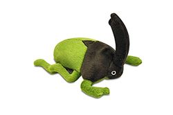 P.L.A.Y. PY7029ESF Bugging out Toy Collection Ryan The Rhino Beetle con Squeaker Pet Toy