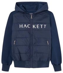 Hackett London Hackett Bomberjack voor jongens, blauw (navy), 11 jaar, Blauw (Navy), 11 jaar