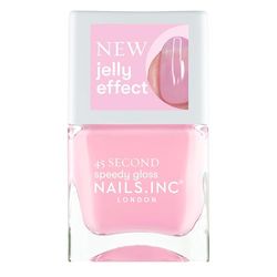 Nails Inc Ready To Jelly, Sheer Baby Pink, Fast Drying, Long Lasting, High Shine, Chip Resistant, Translucent Effect, Air Dry Manicure, Cruelty Free, Jelly And Jammin Nail Polish, 14 ML