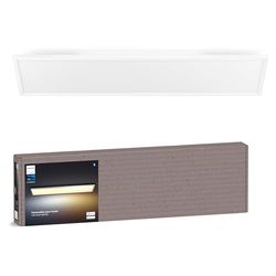 Philips Hue White Ambiance, Pannello Smart Aurelle, Rettagolare, luce bianca da calda a fredda, 120x30cm, bianco, Compatibile Bluetooth, Controllo Vocale con Alexa, Google Assistant e Apple Homekit