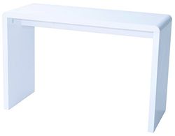 Phoenix Prana Bureau Brillant, Bois, Blanc, 120 x 78,5 x 50 cm