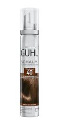 Guhl skum toning resistent – färg 40 – mellanbrun – för mörkblond till medelbrunt och grått hår – mjukt grepp, volym och färgglans – håller 1 till 3 hårtvättar