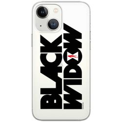ERT GROUP mobiltelefonfodral för Iphone 13 MINI originalt och officiellt licensierat Marvel mönster Black Widow 011Vit optimalt anpassad till formen på mobiltelefonen, gedeeltelijk transparant