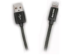 Real Cable 3700195876875 Lightning kabel 8 Pin naar USB zwart