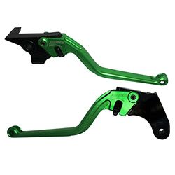 ACCOSSATO Paire de leviers verts pour Yamaha Mt-07/Fz-07 de 2014 à 2020 (CC 700)