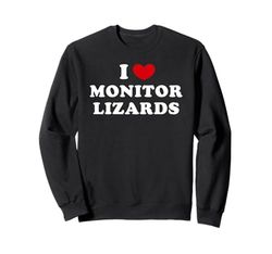 Amo Monitor Lizards, Heart Monitor Lizards Felpa
