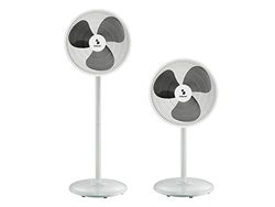 BEPER P206VEN152 Ventilateur sur Pied et Ventilateur Table, 2 Hauteurs en 1 - Ventilateur sur Pied Silencieux