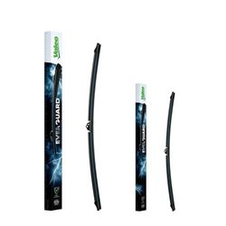 VALEO EVERGUARD - Premium - Un Kit di Spazzole Tergicristallo Flat Blade in Silicone VSF70 + VSF38 - Lunghezze: 700mm + 380mm - Anteriore (Confezione da 2)