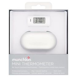 Munchkin Infrared Thermometer | Non-Contact Touchless for Baby Single Button LCD Display | Compact & Travel Friendly | Kids & Children Body Temperature with Fever Alert Baby Essentials