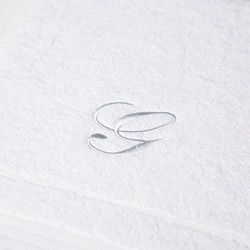 Caleffi Caleffi 78348 Serviette de Bain, Coton, Blanc, 100 x 150 cm