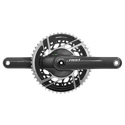SRAM Pédalier de Compteur de Puissance Red AXS – 170 mm, 2 x 12 Vitesses, 50/37t, Montage Direct à 8 boulons, Interface de Broche Dub, Naturel