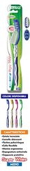 Care Farma Curadent Toothbrush with Nylon Bristles with Protective Cap and Non-Slip Grip 12 Pieces Assorted Colors - 300g